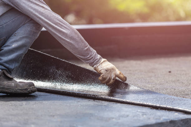 Professional Basement Waterproofing technician working in Topeka, IN